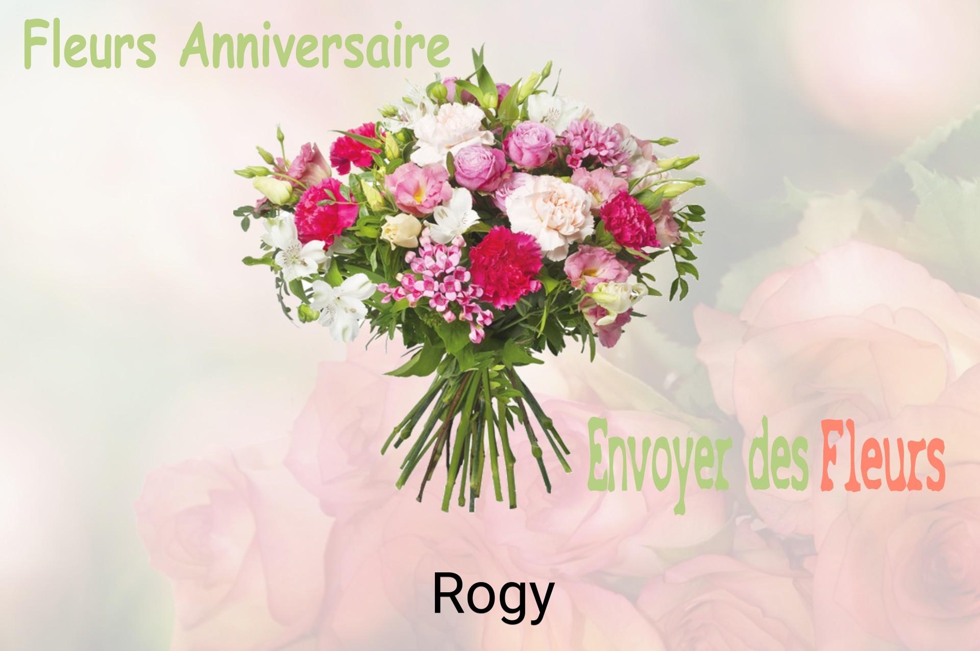Bouquet de fleurs d’anniversaire livré à Rogy